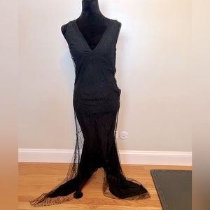 Vintage Christian Dior Black Formal Dress